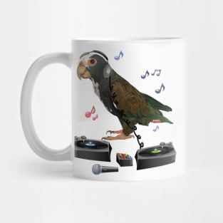 white-crowned parrot Mug